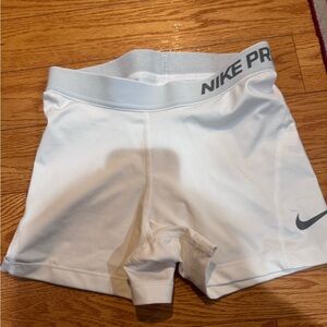 Nike Pro Compression Shorts Women's White